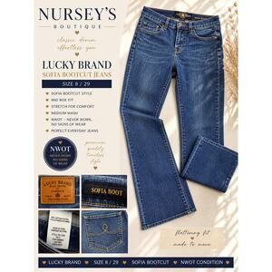 Lucky Brand Sofia Bootcut Jeans Womens 8/29 Medium Wash Stretch